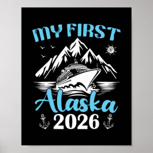 Alaska-cruise 2026 Cruisin Samen Familie Matchin Poster
