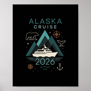 Alaska-cruise 2026 - Gezinsvakantietrip Poster