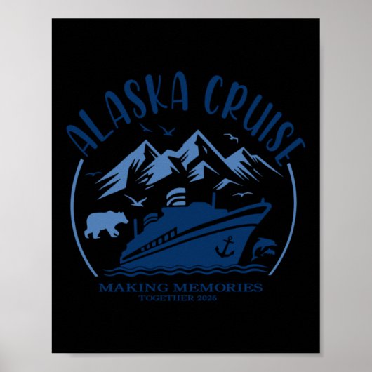 Alaska-cruise 2026 poster (Voorkant)