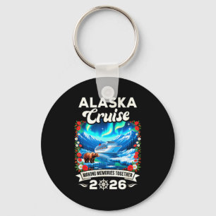 Alaska-cruise 2026 voor familie en vrienden sleutelhanger