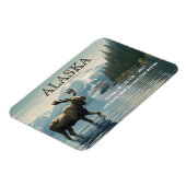 Alaska Cruise Cruise Moose Cabin Marker Magneet (Linkerzijde)