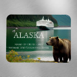 Alaska Cruise Cruising Beer, gepersonaliseerd Magneet<br><div class="desc">Dit ontwerp kan op het gebied worden gepersonaliseerd dat door de foto en/of tekst te veranderen wordt verstrekt. Of het kan worden aangepast door te klikken deze Sjabloon personaliseert en dan de klik te kiezen om verdere optie aan te passen en de kleur van de achtergrond te schrappen of te...</div>