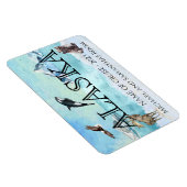 Alaska Cruise Cruising Custom Bear Moose Large Magneet (Rechterzijde)
