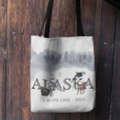 Alaska Cruise Custom Beer Moose Tote Bag
