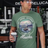 Alaska Cruise Datum Steden Schip Inscheping T-shirt