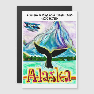 Alaska Cruise Deurmagneet Magnetische Uitnodiging