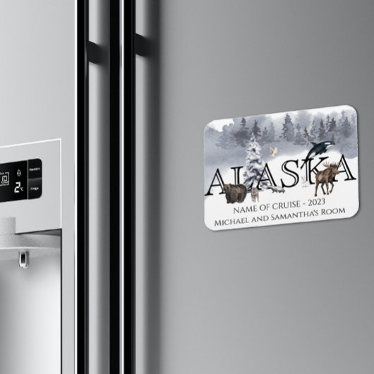 Alaska Cruise Douane Beer Loopdeur Magneet
