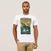  Alaska Cruise familie T-shirt (Voorkant volledig)