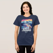 Alaska Cruise Groep Beer Schip Tri-Blend Shirt (Voorkant volledig)
