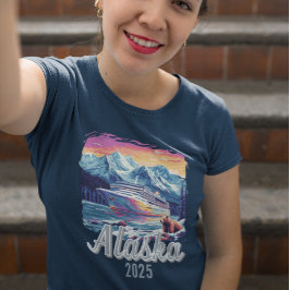 Alaska Cruise Groep Beer Schip Tri-Blend Shirt