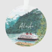 Alaska Cruise Kerstornament Ornament (voorkant)