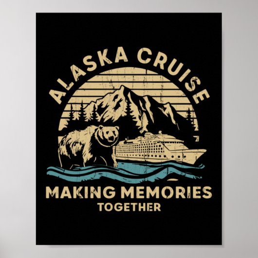 Alaska-cruise maakt herinneringen samen poster (Voorkant)