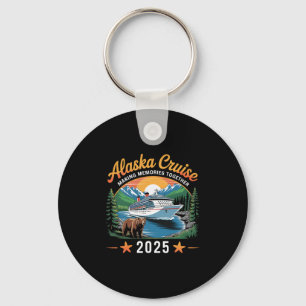 Alaska-cruise om herinneringen te maken 2025 Famil Sleutelhanger