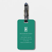 Alaska Cruise Ship Bagage Label (Achterkant verticaal)