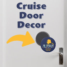 Alaska Cruise Ship Cabin Door Marker Gepersonalise Magneet