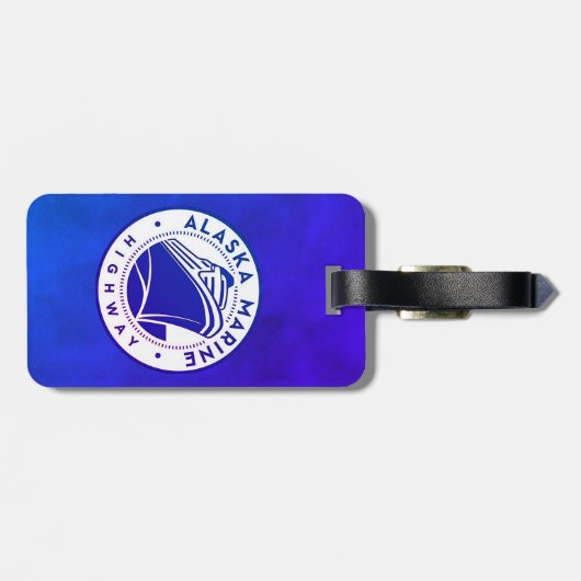 Alaska Cruise Ship Ferry Marine Highway Bagagelabel (Achterkant horizontaal)