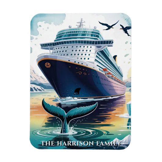 Alaska Cruise Ship Hut Magneet (Verticaal)