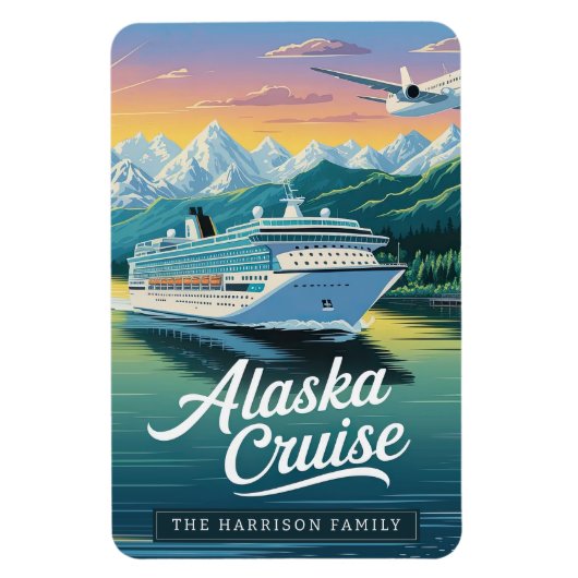 Alaska Cruise Ship Hut Magneet (Verticaal)