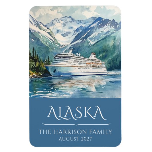 Alaska Cruise Ship Hut Magnet Magneet (Verticaal)