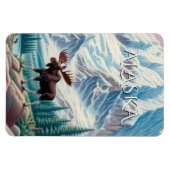 Alaska Cruise Ship Hut Magnet Magneet (Horizontaal)
