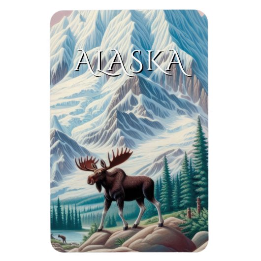 Alaska Cruise Ship Hut Magnet Magneet (Verticaal)