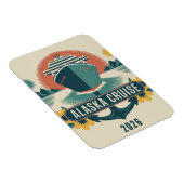 Alaska Cruise Ship Hut Magnet Magneet (Rechterzijde)