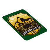 Alaska Cruise Ship Hut Magnet Magneet (Rechterzijde)