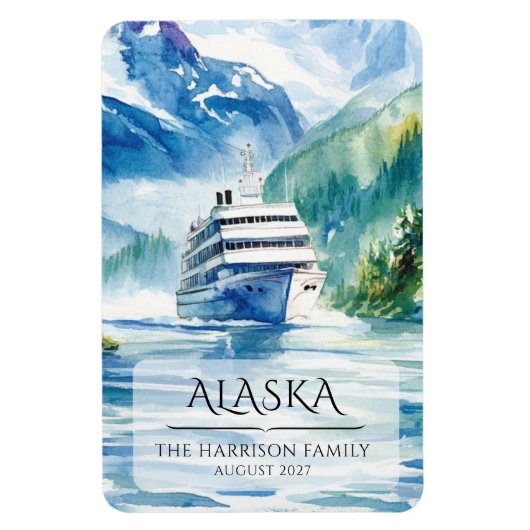 Alaska Cruise Ship Hut Magnet Magneet (Verticaal)