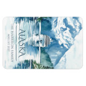 Alaska Cruise Ship Hut Magnet Magneet (Horizontaal)