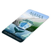 Alaska Cruise Ship Hut Magnet Magneet (Linkerzijde)