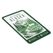 Alaska Cruise Ship Hut Magnet Magneet (Rechterzijde)
