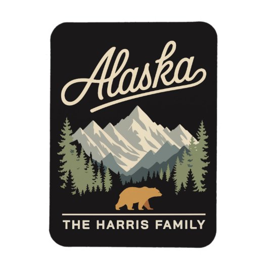 Alaska Cruise Ship Hut Magnet Magneet (Verticaal)