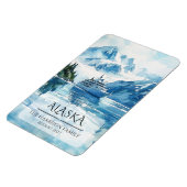 Alaska Cruise Ship Hut Magnet Magneet (Linkerzijde)