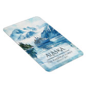 Alaska Cruise Ship Hut Magnet Magneet (Rechterzijde)