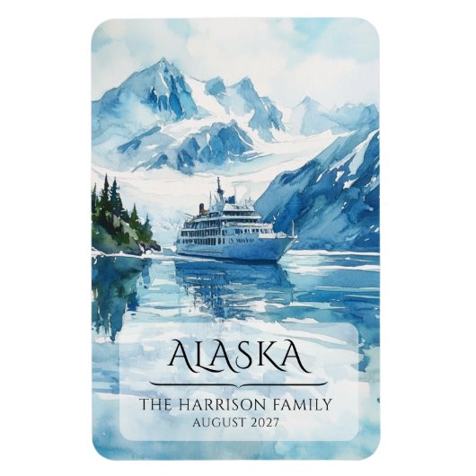 Alaska Cruise Ship Hut Magnet Magneet (Verticaal)
