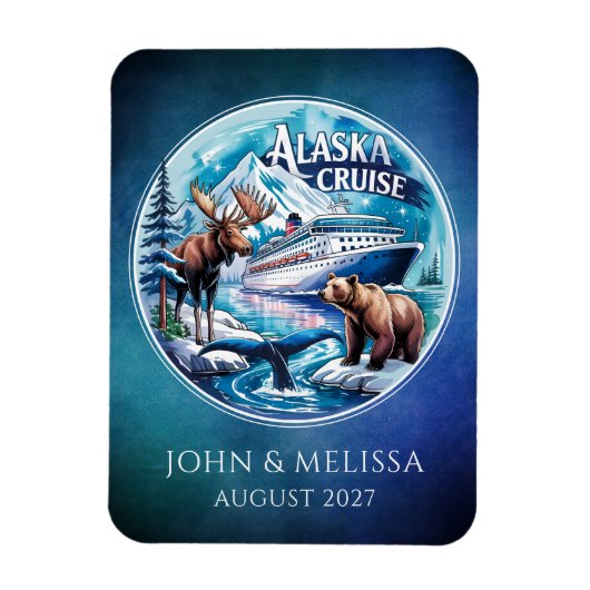 Alaska Cruise Ship Hut Magnet Magneet (Verticaal)