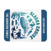 Alaska Cruise Ship Hut Magnet Magneet (Horizontaal)