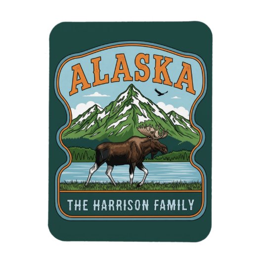 Alaska Cruise Ship Hut Magnet Magneet (Verticaal)