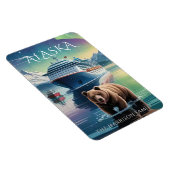 Alaska Cruise Ship Hut Magnet Magneet (Rechterzijde)