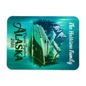 Alaska Cruise Ship Hutje Magneet (Horizontaal)