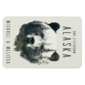 Alaska Cruise Ship Stateroom Magnet Magneet (Horizontaal)
