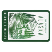 Alaska Cruise Ship Stateroom Magnet Magneet (Horizontaal)