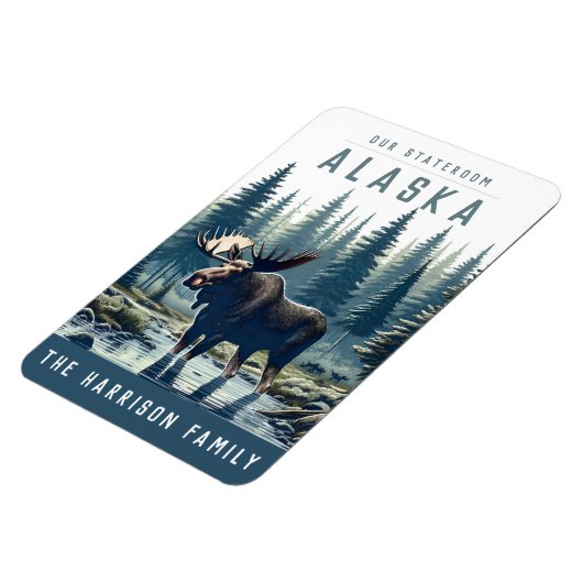 Alaska Cruise Ship Stateroom Magnet Magneet (Linkerzijde)