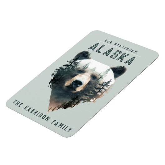 Alaska Cruise Ship Stateroom Magnet Magneet (Linkerzijde)