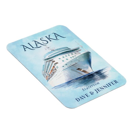 Alaska Cruise Ship Stateroom Magnet Magneet (Rechterzijde)