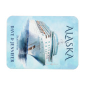 Alaska Cruise Ship Stateroom Magnet Magneet (Horizontaal)