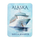 Alaska Cruise Ship Stateroom Magnet Magneet (Verticaal)