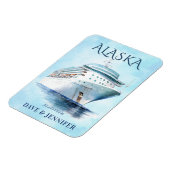 Alaska Cruise Ship Stateroom Magnet Magneet (Linkerzijde)