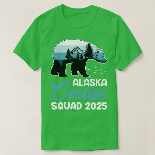 Alaska Cruise Squad 2024 Matching Family Group Ala T-shirt (Design voorkant)