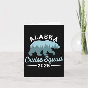 Alaska Cruise Squad 2025 Familie Vakantie Matching Kaart